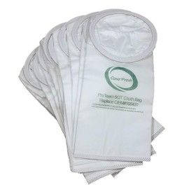 10 Replacement HEPA Bags for ProTeam QuarterVac HEPA - QuarterVac - TailVac - ProVac - QuietPro BP - GoCartVac - AviationVac (6 QT Round) Backpack Vacuum Cleaner. Part # 100431