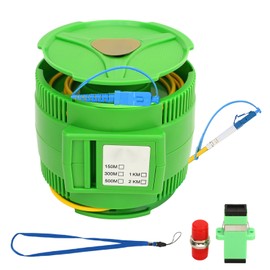 OTDR Launch Cable Box Optic Fiber Elminator SM Singlemode SCUPC to LCUPC Test Tool 500meter