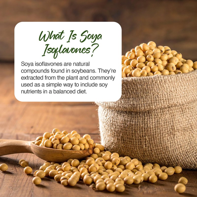 Zipvit SOYA Isoflavones 3,000mg, High Strength SOYA Bean Extract 40mg