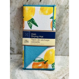 Home Collection Dish Drying Mat:-Pears/Lim