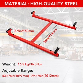 EliteEdge Adjustable Universal Truck Bed Lifter Box Lift for Lift Pickup Beds Powder Coated Heavy Duty Steel Lift for Pickups Trucks, 800 LBS Capacity,Coral Red
