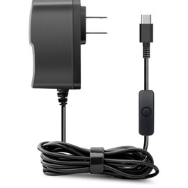 5V 3A USB-C Power Supply with On/Off Switch, 15W Type-C Charger Adapter Compatible with Raspberry Pi 4 Model B (1GB/2GB/4GB/8GB) and Other 5V USB-C Devices, 3.3Feet