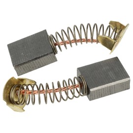 vhbw 2 x Carbon Brush Motor Carbon Abrasive Carbon 6.5 x 13.5 x 17 mm Replacement for Makita CB-153, CB-155, CB-161 for Power Tool - 22 mm Spring