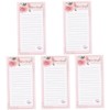 Operitacx 5pcs 1 Household Memo Pads Magnetic Notepad for Refrigerator
