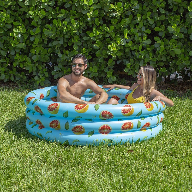 PoolCandy Grapefruit Print Inflatable Pool Floats, Loungers, Sun Chairs &