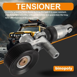 binopoly 39339 Drive Belt Tensioner Assembly With Pulley For Acura TLX 2015-2020 Honda Accord 13-17/Civic 16-22/CR-V 15-19 OE#89709 31170-5A2-A01 31170-5A2-A02 31170-5A2-A03 31170-5A2-015