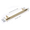 BSM Marketing Knurled T Bar Gold Modern Kitchen Cupboard Cabinet