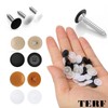 TERF® White Press-Fit Pozi Cover Cap 12mm (1/2 Inch) Diameter