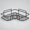 1PC Wall Mounted Non-Perforated Metal Triangle Storage Rack for Bathroom