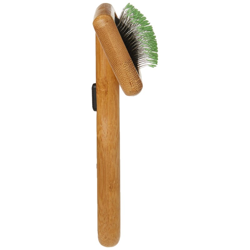Alcott Bamboo Groom Soft Slicker Brush Medium