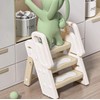 RIXET 3 Step Stool for Kids Toddler Ladder for Sink,