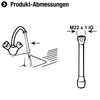 Cornat Tap Hose M22 x 1 IG - Water Saving