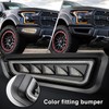 MOVOTOR Ford Raptor Fog Lights with Ice Blue LED Amber