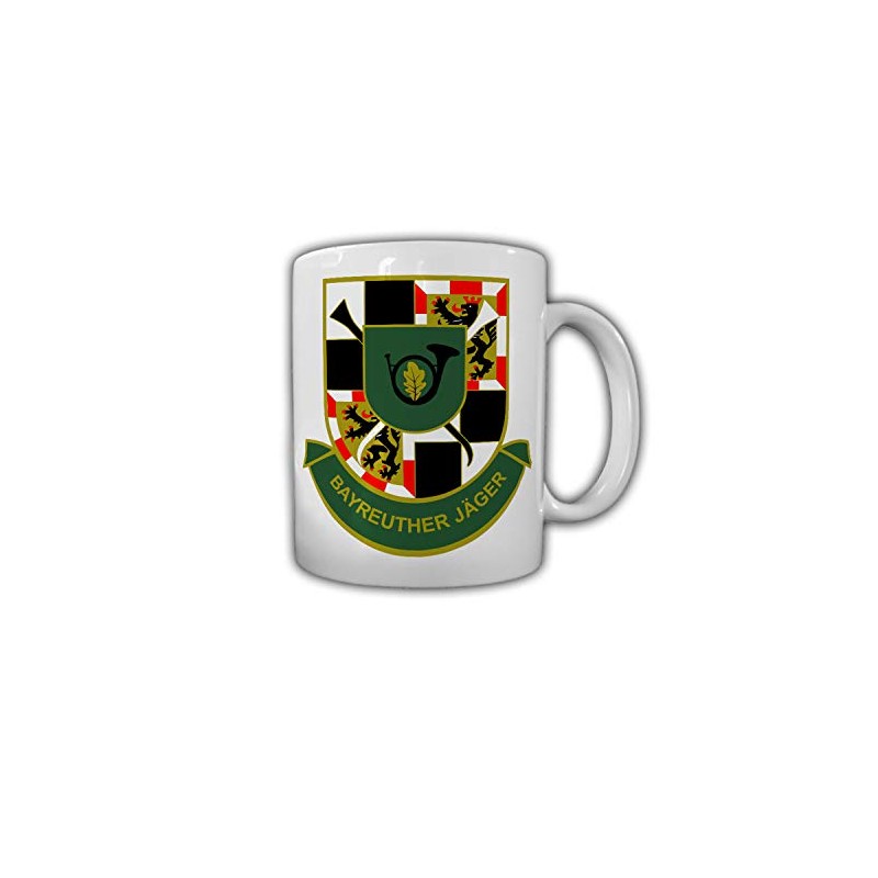 Bayreuther Hunter Crest Hunting Horn Oak Leaf 4 Panzergrenadier #30054