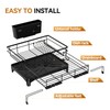 Laveshop Dish Drying Rack - Expandable Rack, Large Capacity Dish