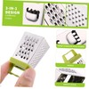 iplusmile 3-Piece Stainless Steel Mini Grater Set Cheese Shredder Vegetable