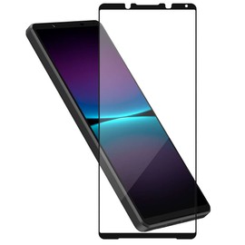 Hy+ Xperia1 IV Film SO-51C SOG06 Glass Film, W Hardening Method, 3 Times Stronger than General Glass, Full Surface Protection, Fully Adsorption, Made in Japan Glass, Thickness 0.01 inches (0.33 mm)