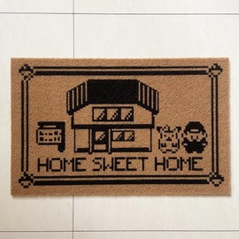 EXIGENT Premium Home Sweet Home Anime Doormat Front Door Mat with Anti-Slip Foor Indoor & Outdoor Use Home Decor Ultra Soft Anti-Slip Rug (SweetHome_Rug)