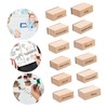VILLFUL 2 Sets DIY Wooden Rubber Stamps for Scrapbooking Monthly