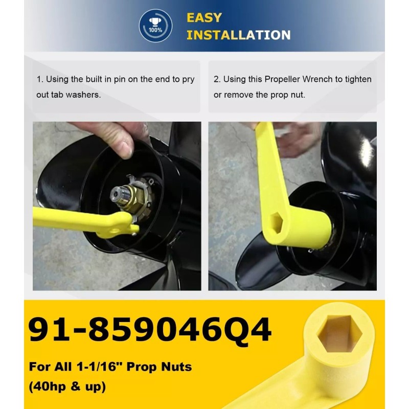 Camoo For Mercury Prop Wrench 1-1/16" Nut Wrench Alpha One