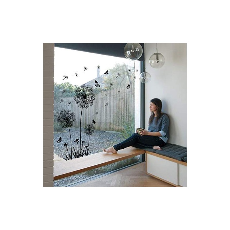 Decalmile - Calcomanías de pared de diente de león con