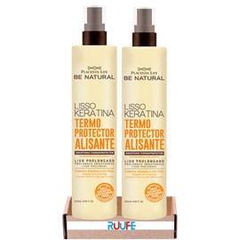 Be Natural Lisso Keratina Termoprotector Alisante (2 Pack) Placenta Life