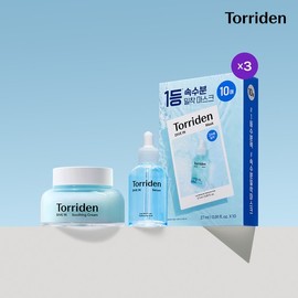 Torriden [3-Piece Set] Dive-in Low Molecular Hyaluronic Acid Mask (30 Sheets) + Soothing Cream (100ml) + Serum (50ml) / 토리든 [3종구성] 다이브인 저분자 히알루론산 마스크30매+수딩크림100ml+세럼50ml