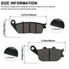 Brake Pads Front & Rear Compatible with Honda VT1100 C2/C3