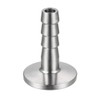 sourcing map Stainless Steel 304 KF16 Flange to 10mm Rubber