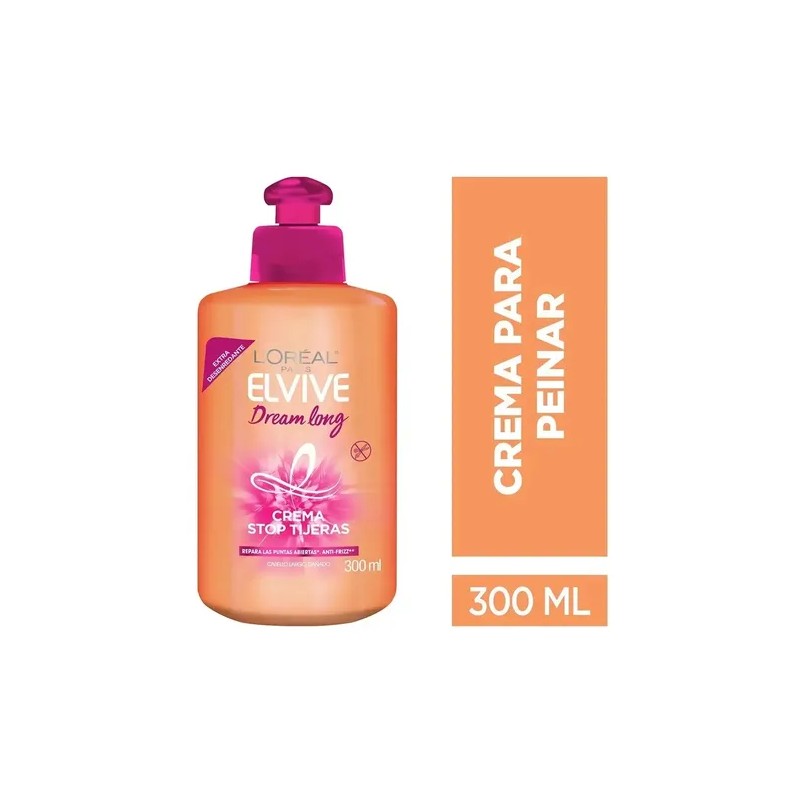Crema Para Peinar Dream Long Elvive L'oréal Paris De 300