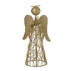 Heaven Sends Gold Glitter Angel Tree Topper - 20cm