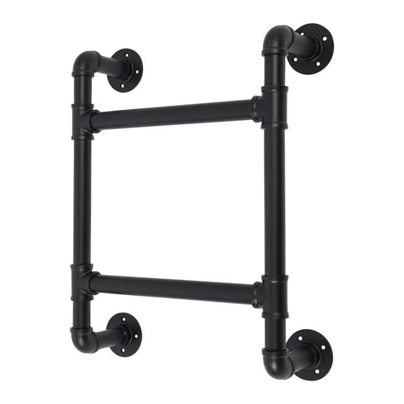 2-Step Wall/Floor Mounted Ladder – Heavy Duty Metal Bed Ladder