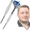 BULL'S Unisex - Adult Martin Schindler Dart, Silver, 21g
