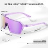 KAPVOE Polarized Cycling Glasses Men Women Sports Sunglasses Mountain Bike