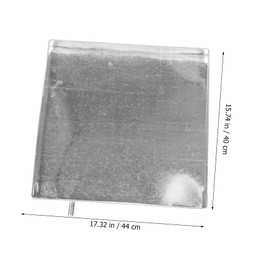 ORFOFE Air Conditioner Drain Pan 15.74In Galvanized Iron Drip Tray for Indoor and Outdoor Ac Units Floor Protection Water Collector Stable Design