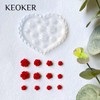 KEOKER Flower Polymer Clay Molds - 4 Pcs Daisy Miniature