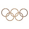 Mylar Olympic Rings Plastic Template 21 x 30 cm