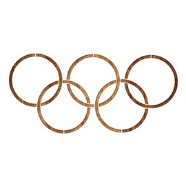 Mylar Olympic Rings Plastic Template 21 x 30 cm