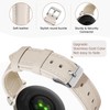 Leather Bands Compatible with Garmin Lily 2, 14mm Top Grain