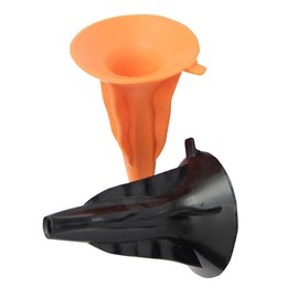 SUPVOX 2pcs Outdoor Suction Cup Arrows for Archery Practice Replacement Arrows Safe Suction Cups Black and Orange for Fun Shooting Games