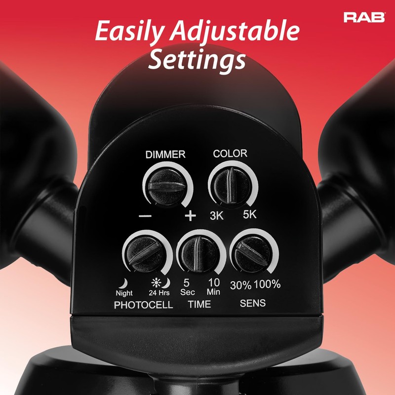 RAB Lighting LU160 Luminator Motion Sensor Outdoor Lights - Flood