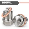 DEEFILL M18*1.5 Stainless Steel Magnetic Oil Drain Plug