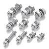 PGMJ 340 Pcs Hex Screw and Nut Set - M6/M8/M10
