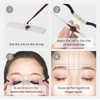 Plantilla de regla para cejas, herramienta de medición de cejas