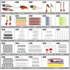 393PCS Fishing Lures Kit - Fishing Tackle Box Set Complete