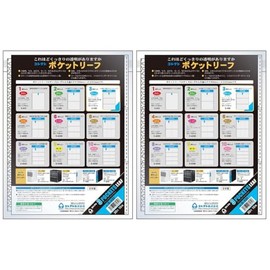 Collect S-430 3-Pocket Leaf [Set of 2]