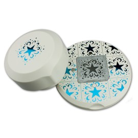 Artoz Flying Punch, Star with Ornament, Freely Positionable Hole Punch for Card Making, Christmas Advent Invitations, Greeting Cards