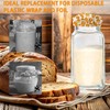 Cartoon Bread Cloth Covers for Sourdough Starter Jar, 5Pack Bowl