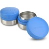 LunchBots 4oz Rounds Leak Proof Stainless Steel Container Jar (2PK)