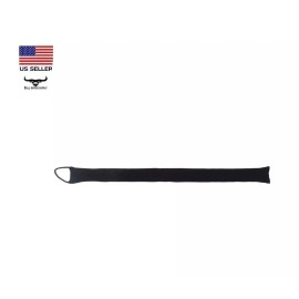 Home Weavers Inc. Draft Blocker Suede Black Decorative 36" Door & Window Breeze Stop Block